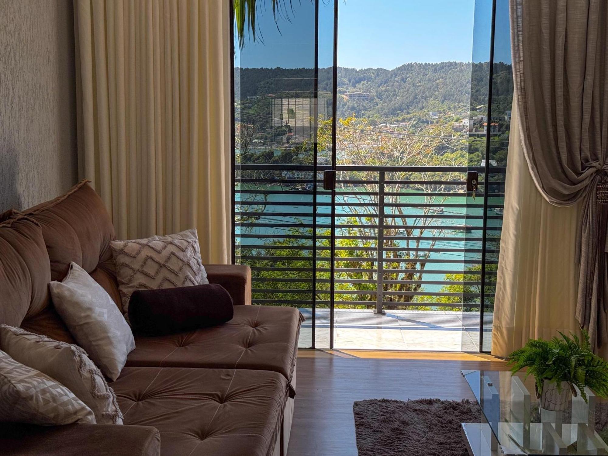 Casa Com Vista Para O Mar Em Governador Celso Ramos Exterior foto