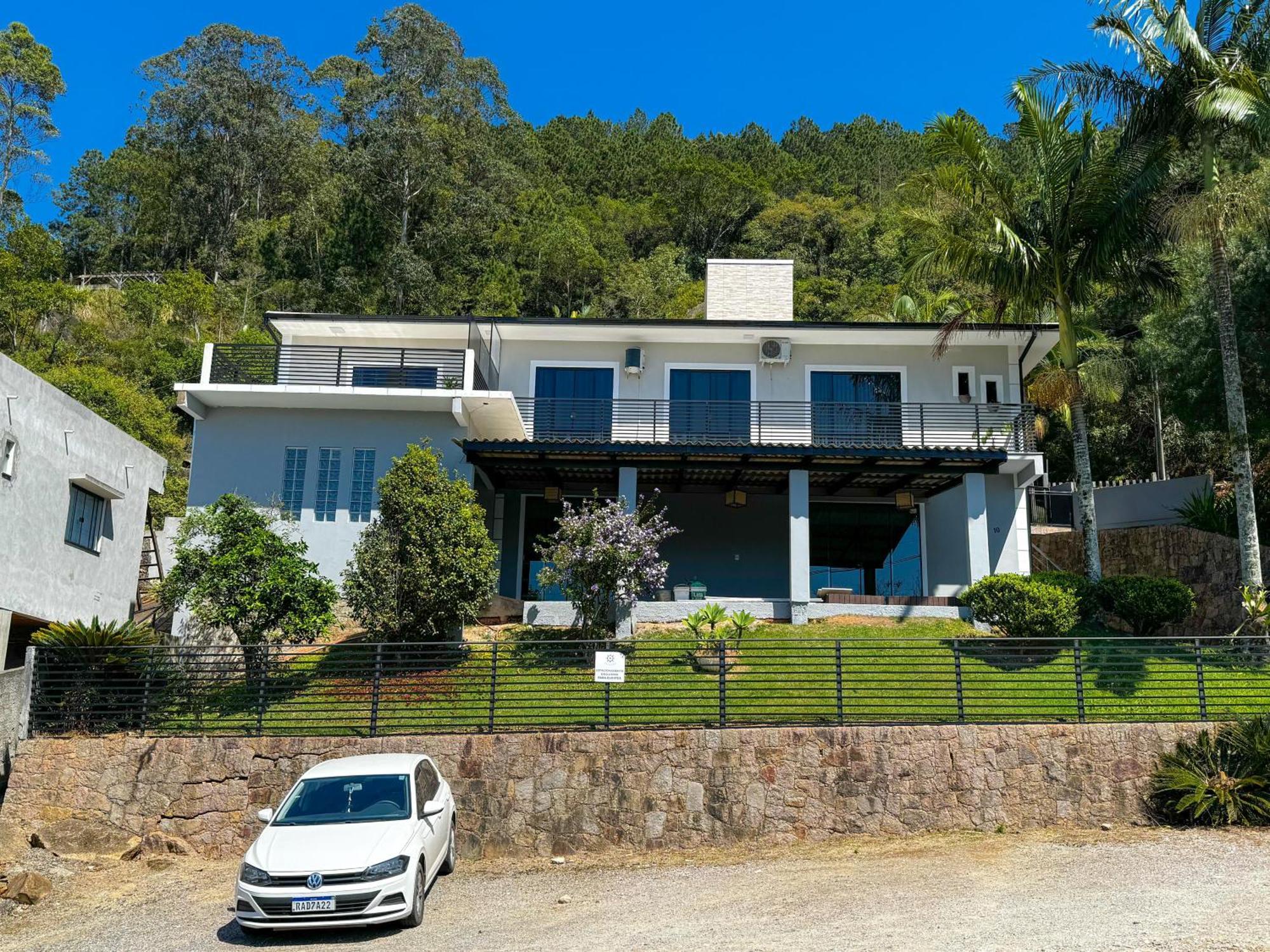 Casa Com Vista Para O Mar Em Governador Celso Ramos Exterior foto